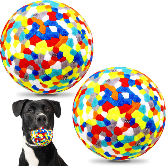 loncoldy Dog Balls Indestructible Dog Ball Dog Balls for Aggressive Chewers Tennis Balls for DogsDog Toys for Large Dogs Interactive Dog Toys for Fetch Game Dog Toys for Medium Large Dog 2 Pack