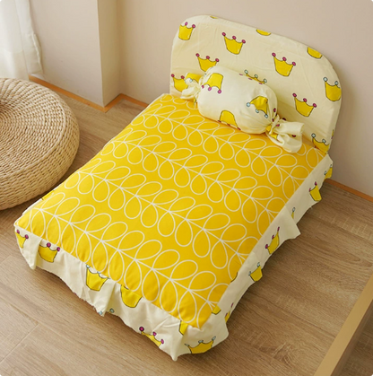 Pet Bed for Small Dogs and Cats, Washable Design